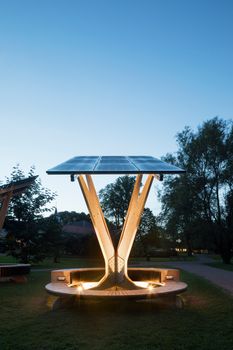 Suntree - solenergipaviljonger. Arkitekt: A-lab Foto: Ivan Brodey