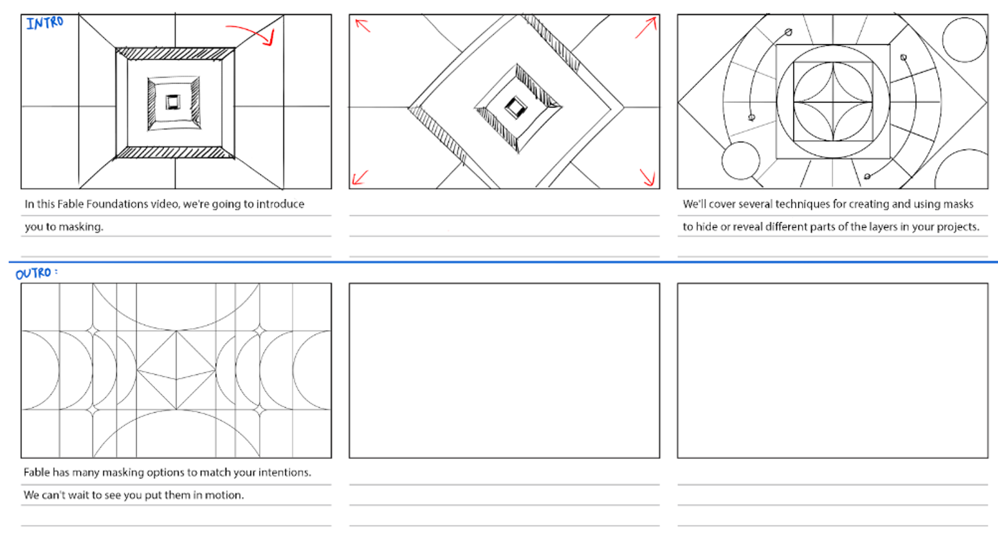 How do you Storyboard for Motion Graphics & Motion Design? - Fable Blog