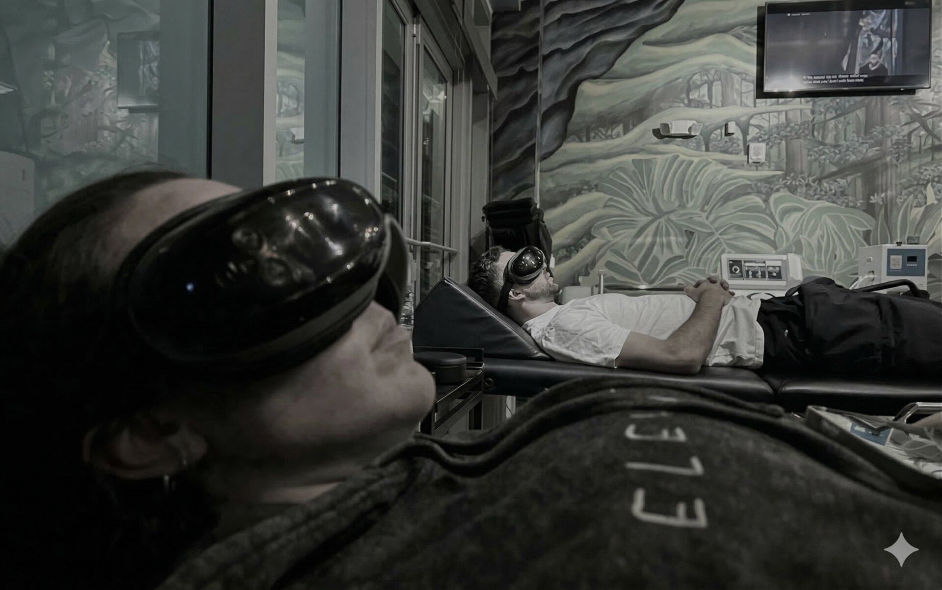 RECVR recovery lounge with beds