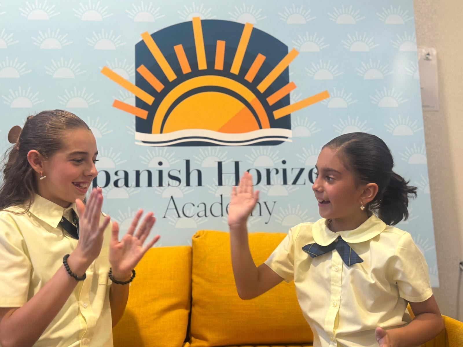 Spanish Horizons students, from the homepage hero