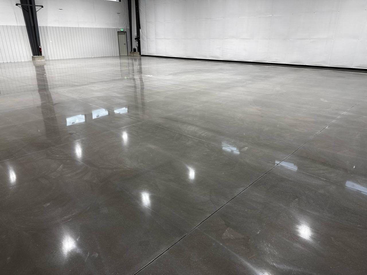 Four Corners polished concrete floor