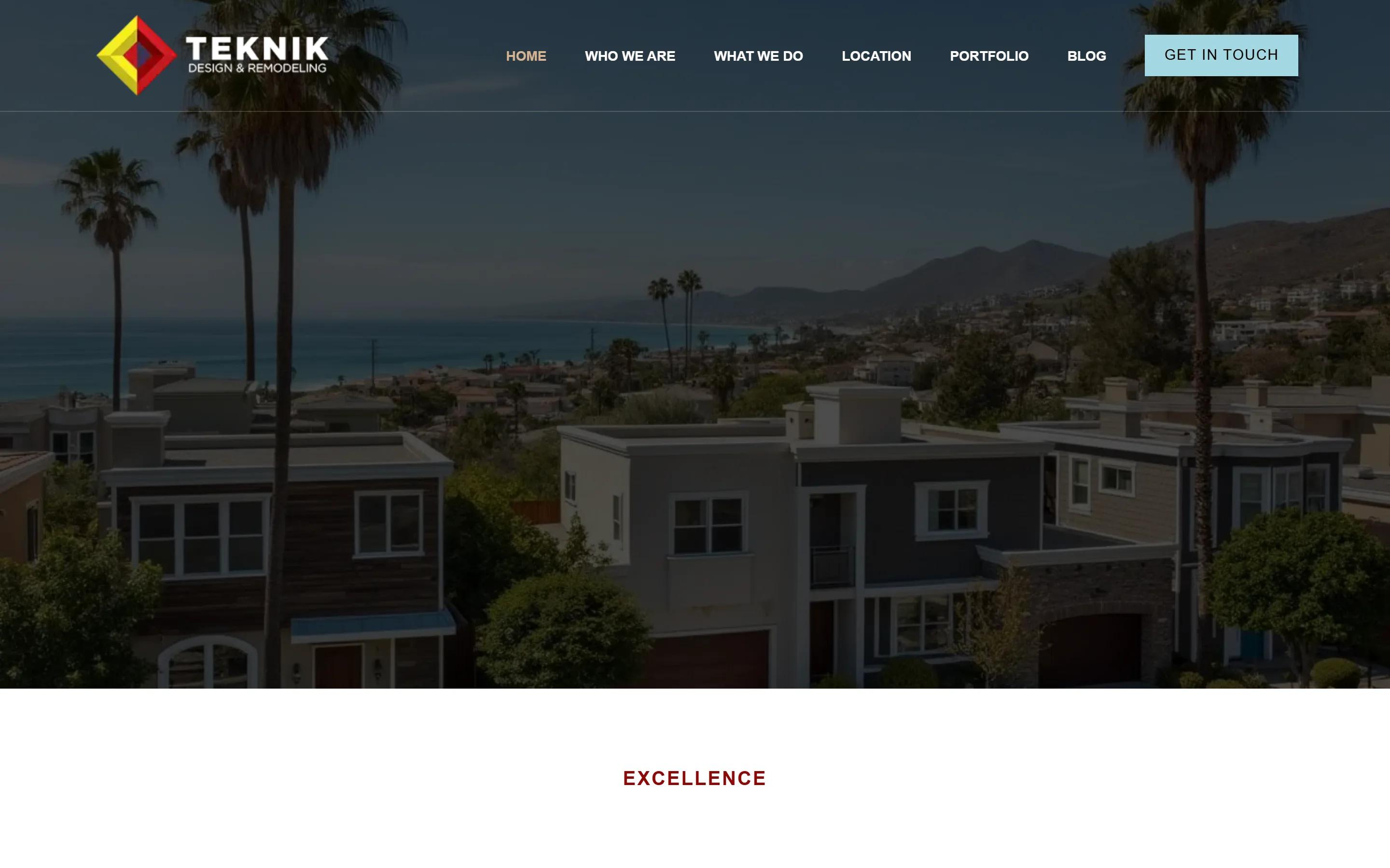 Teknik Design & Remodeling website