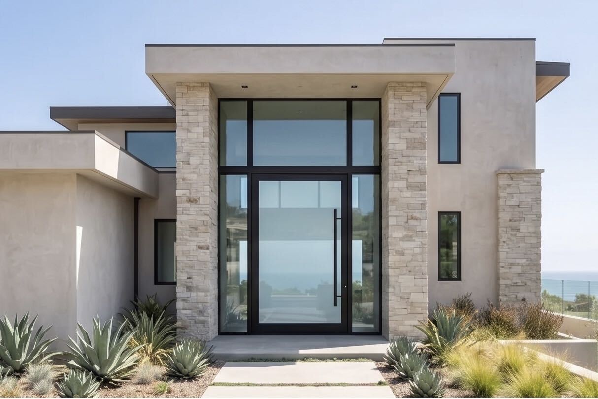 Scenic Doors pivot entry door