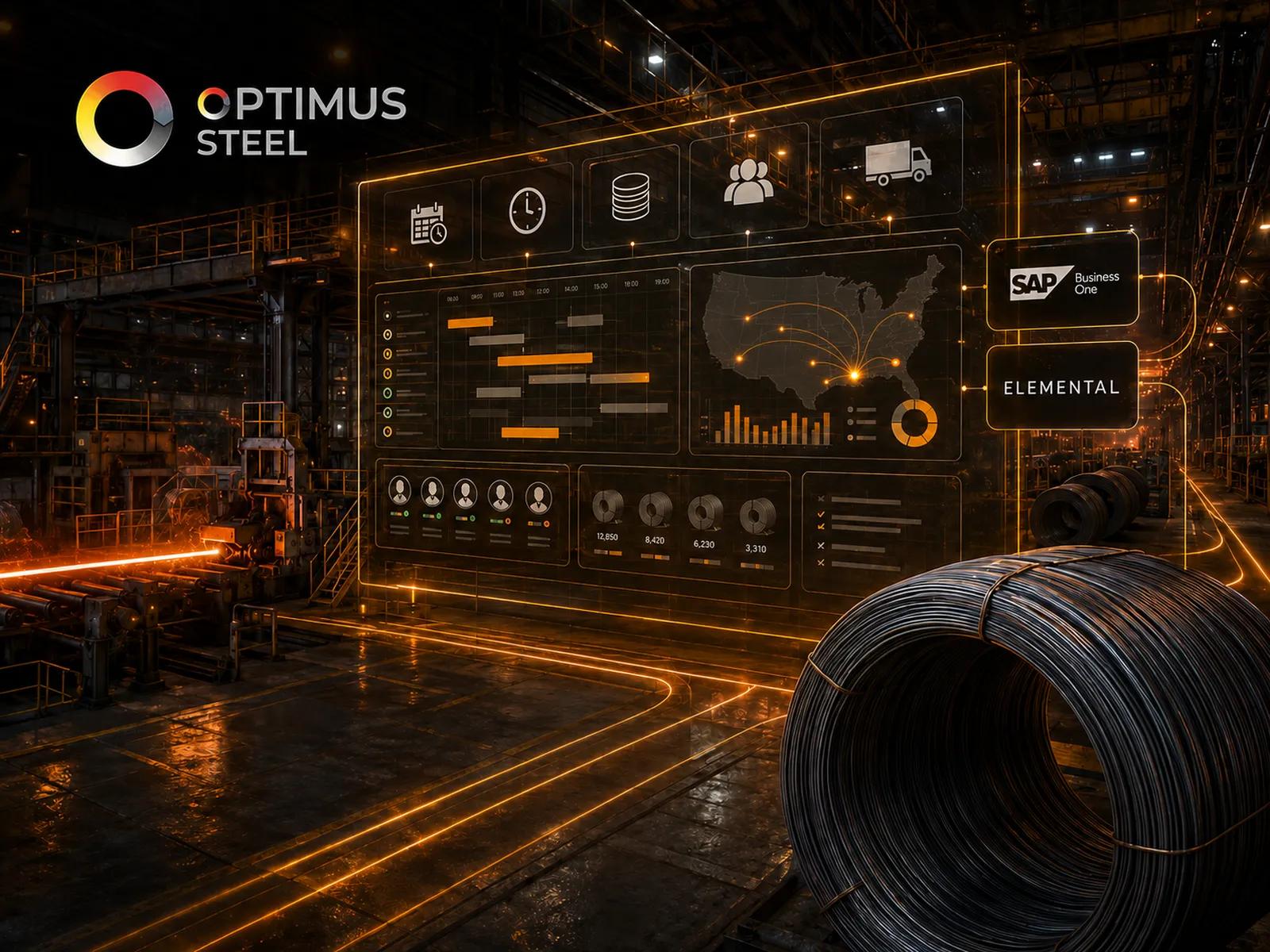 optimus steel logo