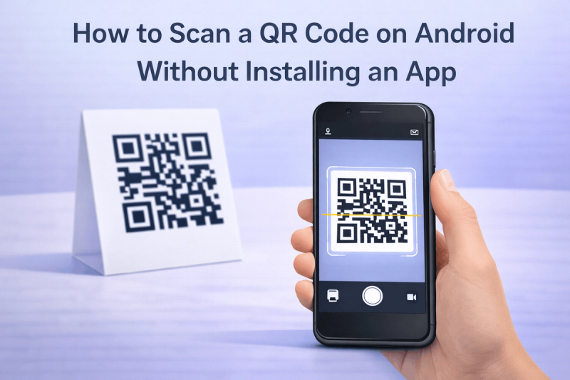 Scanning a QR code on Android using built-in camera feature