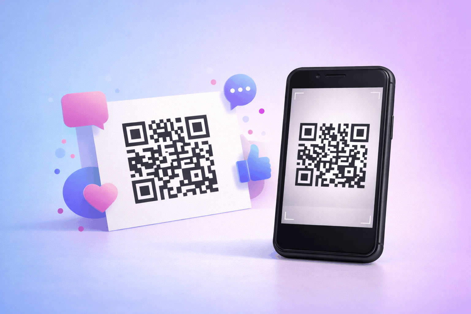 How to create a social media QR code to share multiple social profiles
