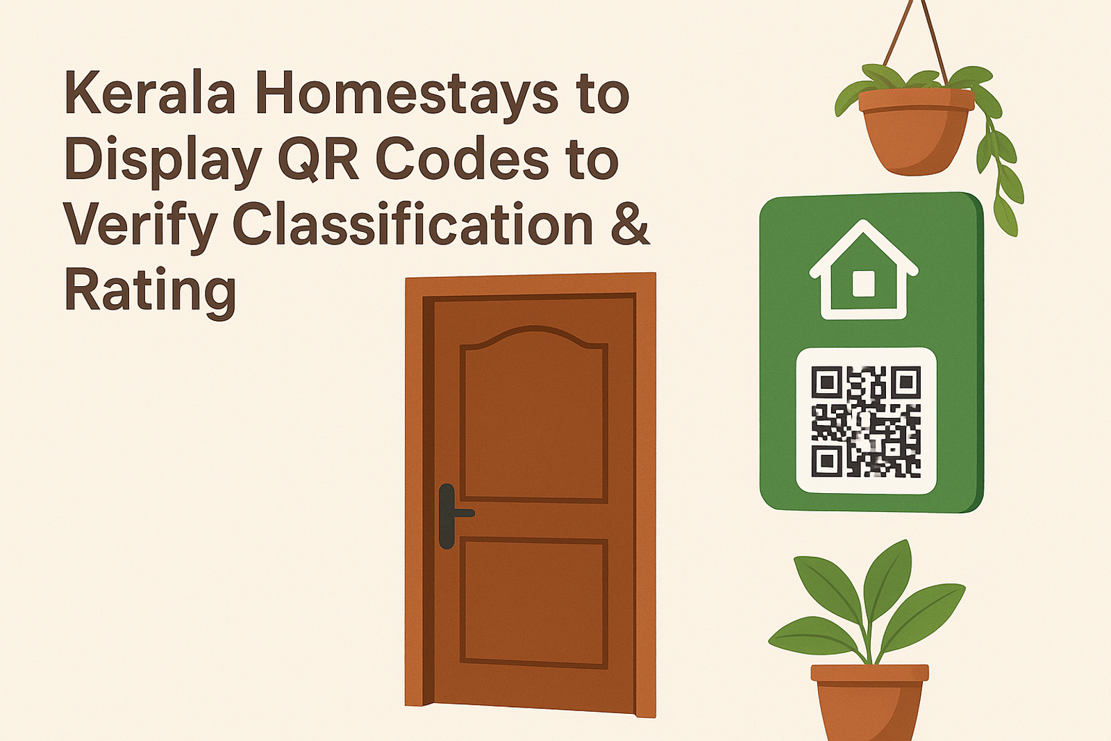 Kerala Homestays to Display QR Codes to Verify Classification & Rating