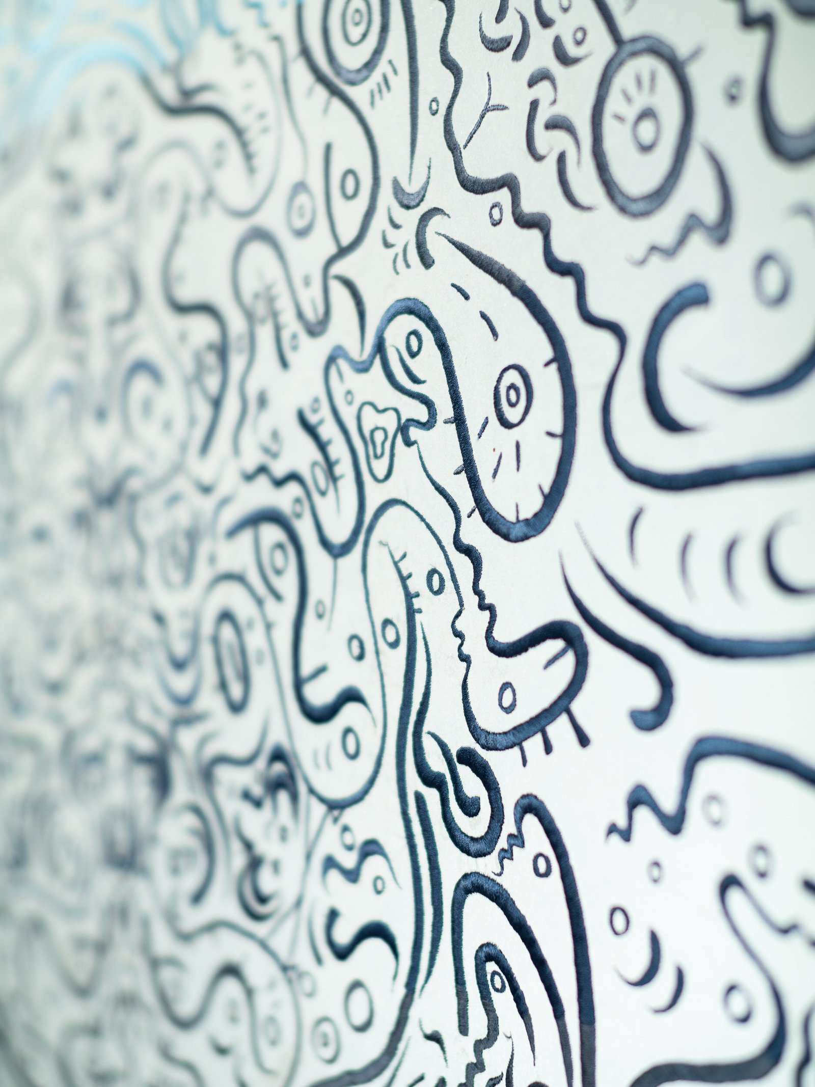 Multiverse Blue Fade Frequency I, detail 2
