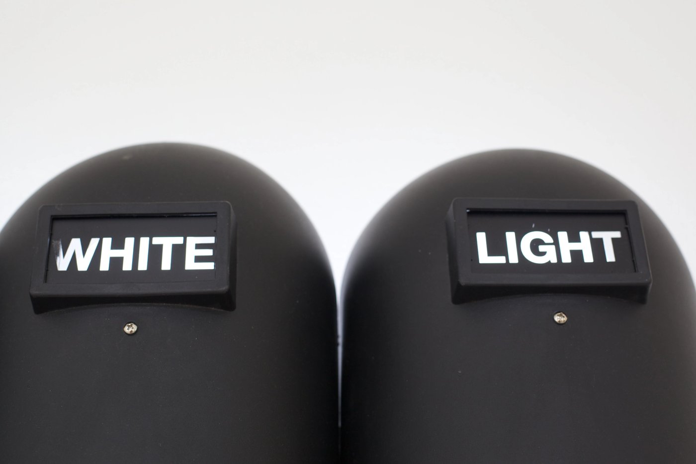 One Day We Will All See the White Light, shown to scale on a gallery wall