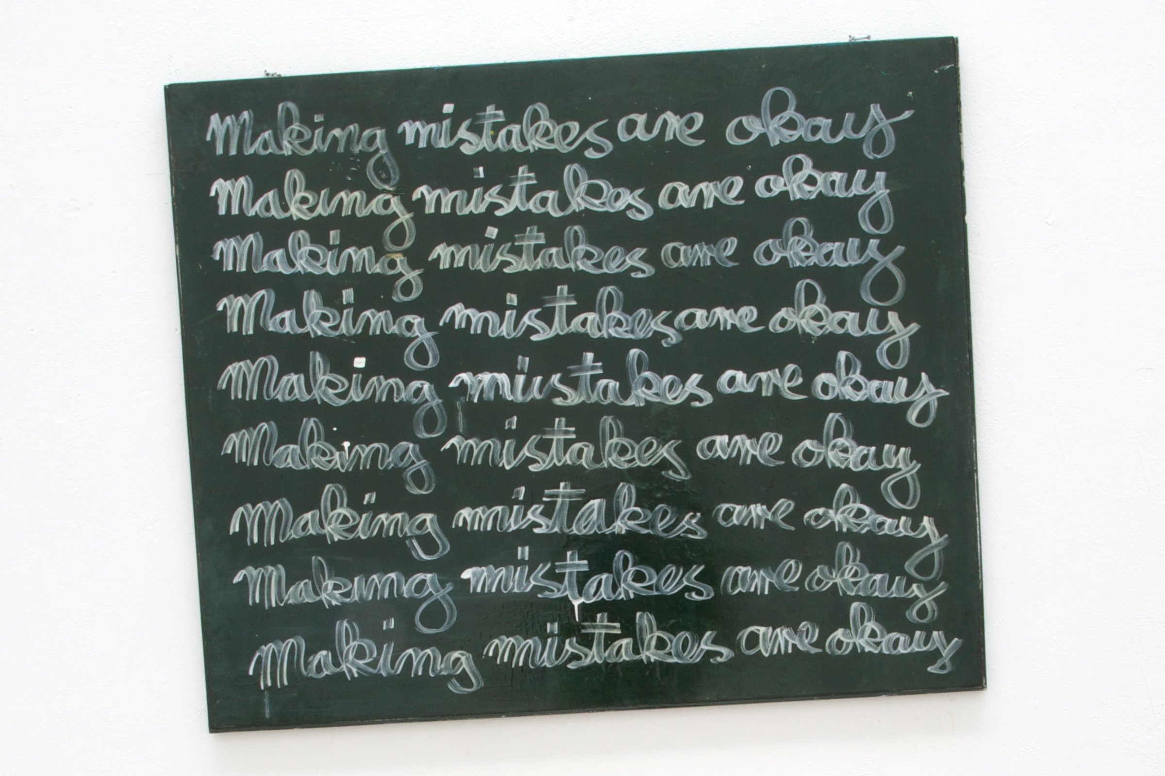 Making Mistakes Are Okay