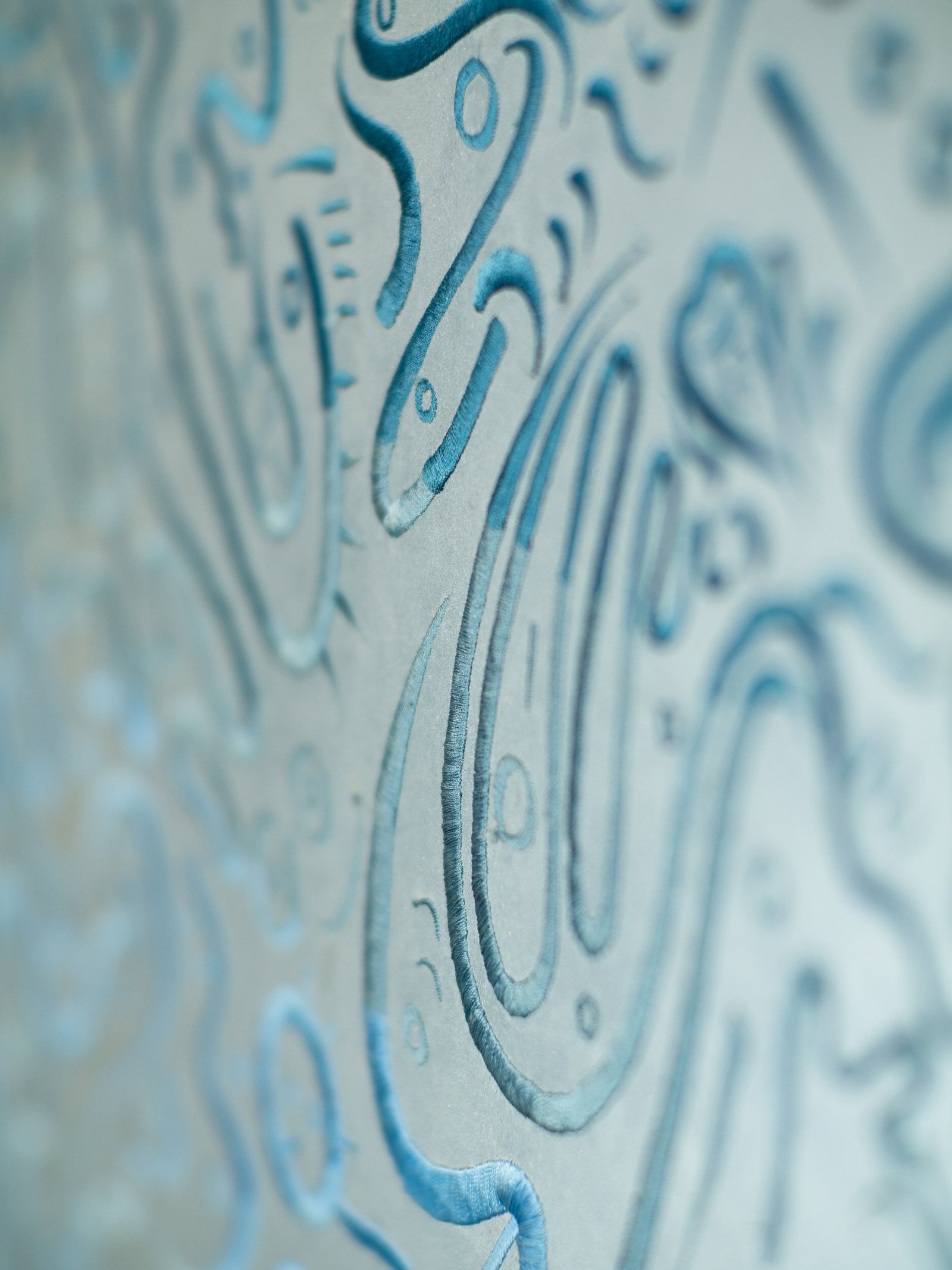 Multiverse Blue Fade Frequency I, detail 4