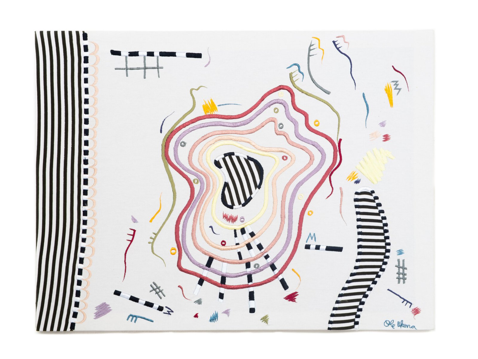 Zebra Crossing Dropping Xanax, detail 1
