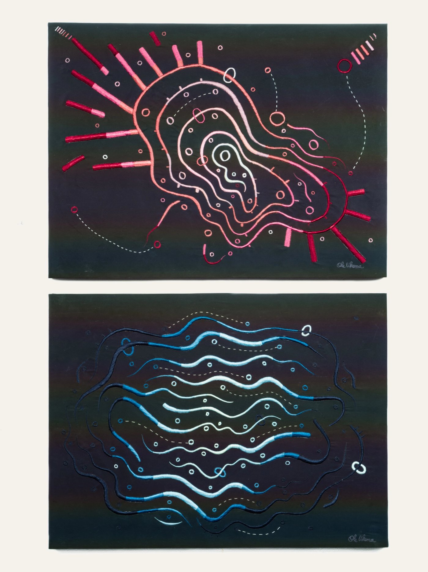 The Wonder Of Various Perspectives, shown to scale on a gallery wall
