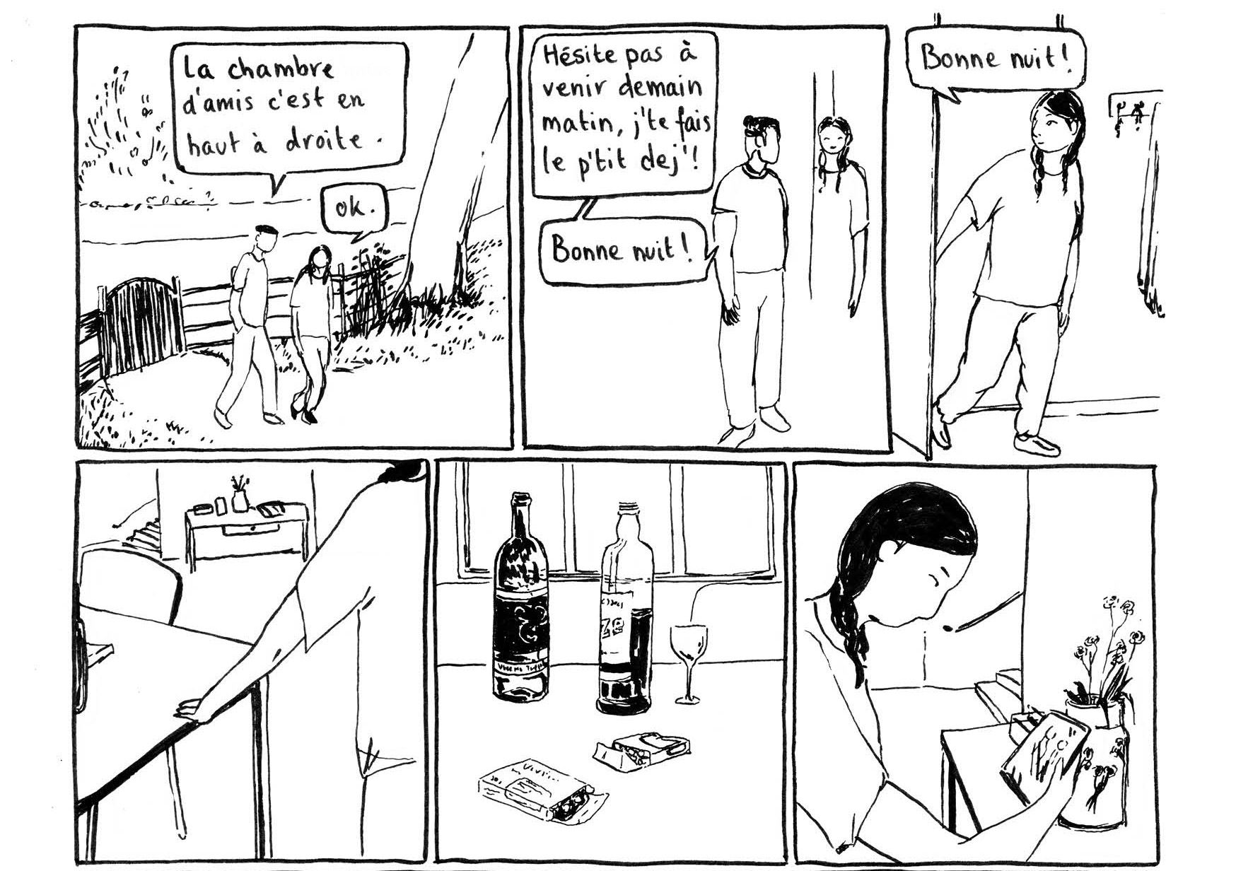 Adieu M'sieur Loup! , projet de diplôme de Nora Olivares, Bachelor Communication Visuelle option Image / Récit, illustration 
