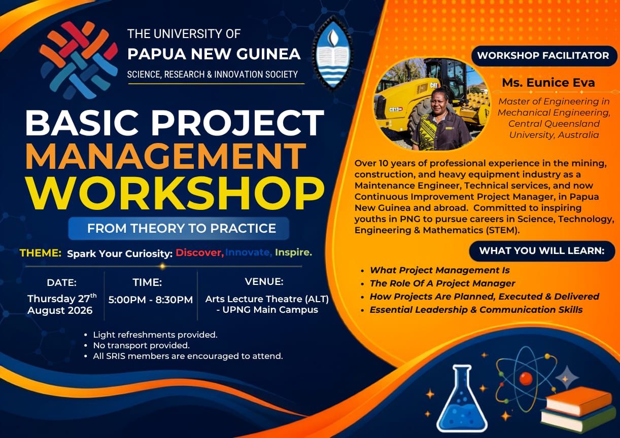 Basic Project Management Workshop Flyer