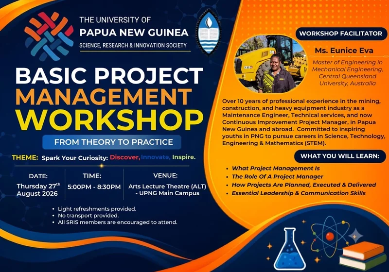 Basic Project Management Workshop Flyer