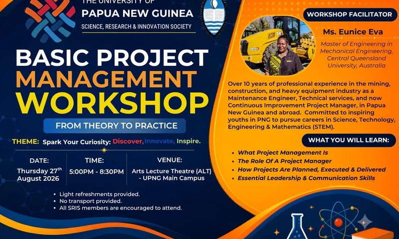 Basic Project Management Workshop Flyer