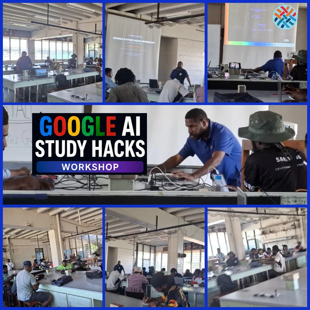 Collage of Google AI Study Hack Workshop