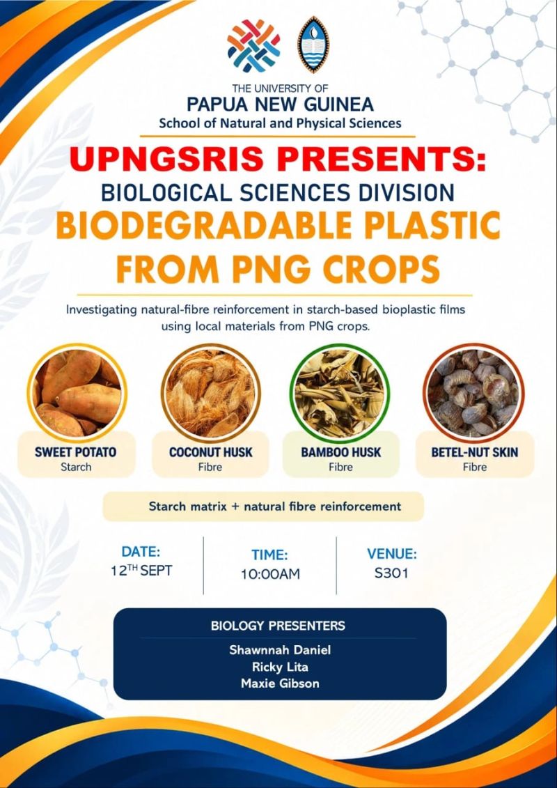 Biodegradable Plastics from Crops Flyer