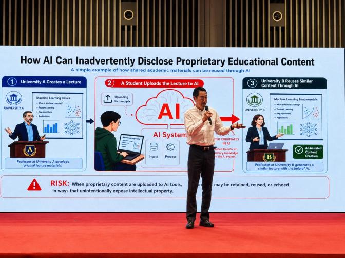 ICTCOMM 2026でAI時代のデータセキュリティについて講演する片岡裕之