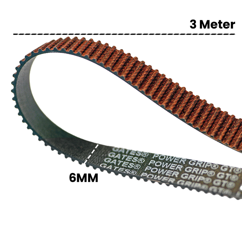 GATES-LL-2GT GT2 6mm Gates PowerGrip® Belt 3M