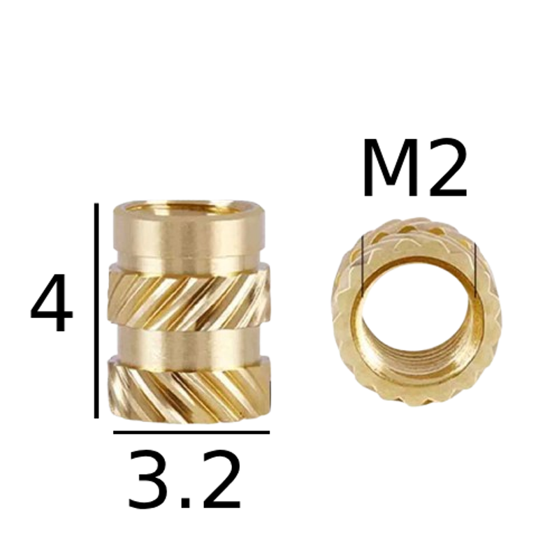 M2*4*3.2mm Heat Insert