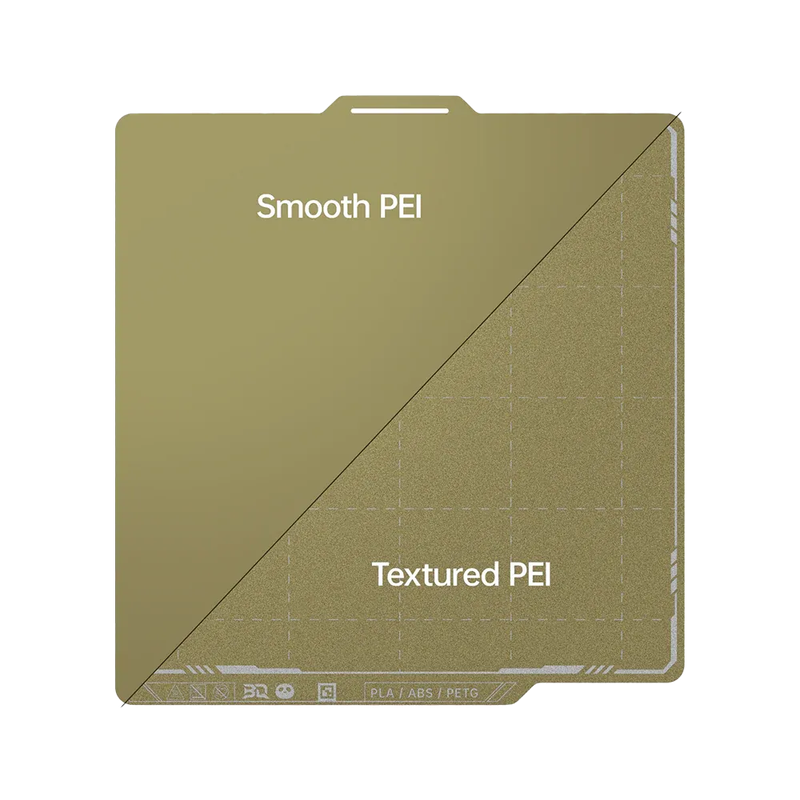 BIQU Panda Build Plate 257mm x 257mm (P1,X1,A1) / Textured PEI x Smooth PEI