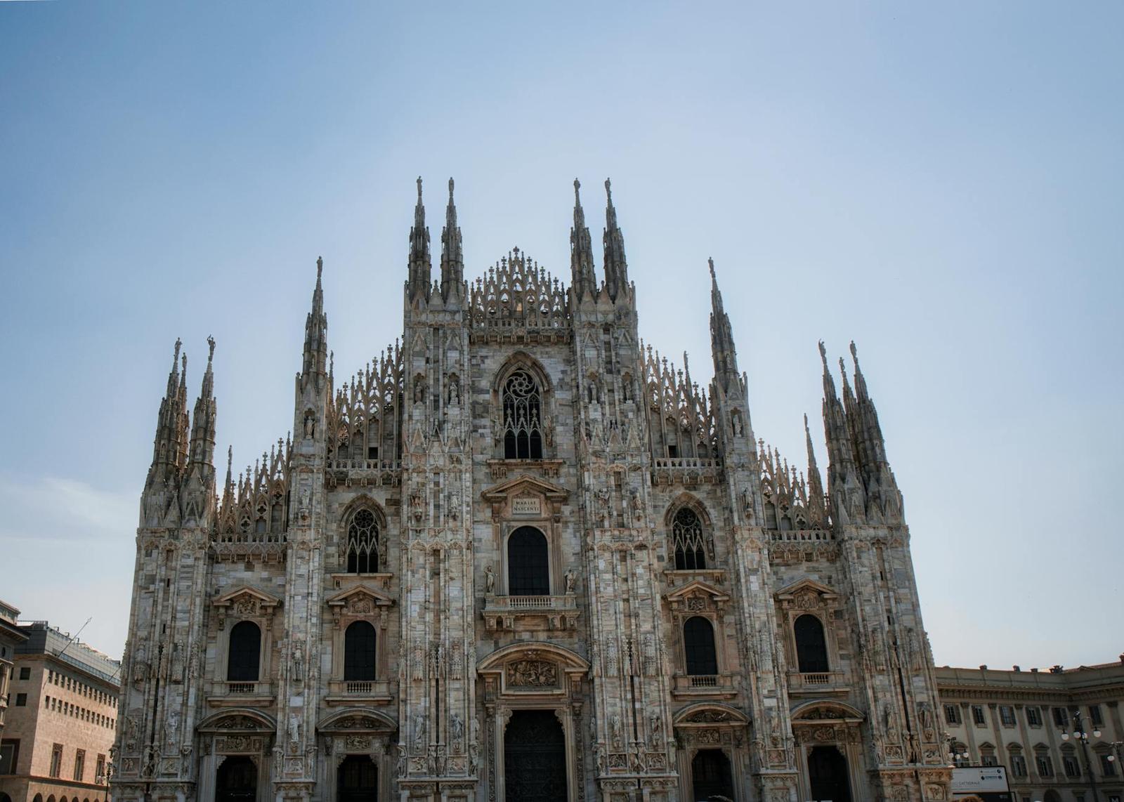 A hotel in Milan, Netherlands + France + Switzerland + Italy