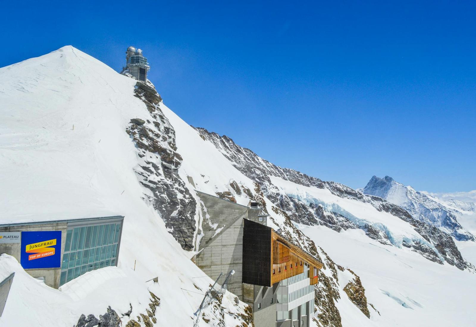 Mt Jungfraujoch, Germany + Austria + Switzerland + France + Netherlands