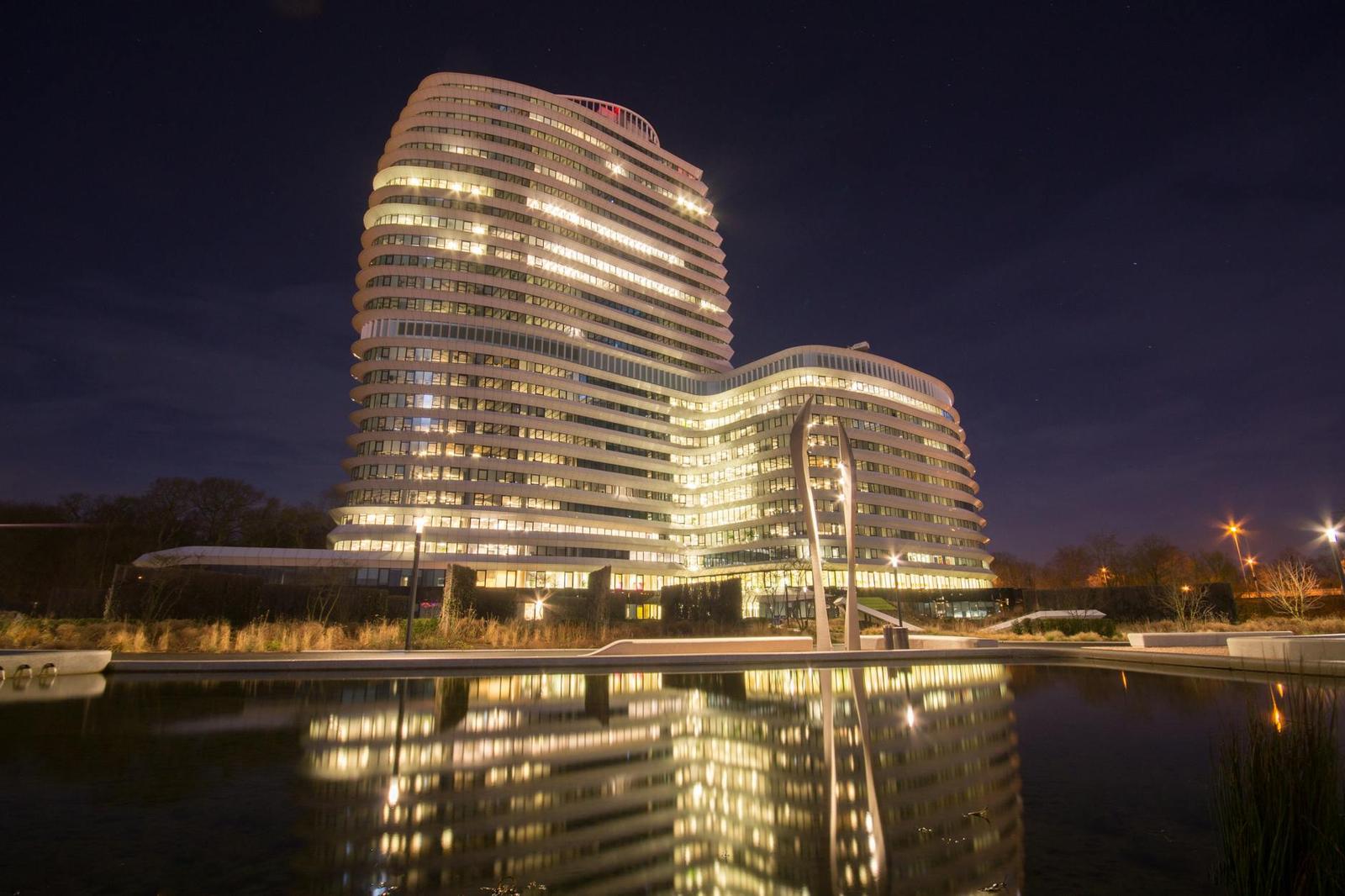 Phi architecture at night