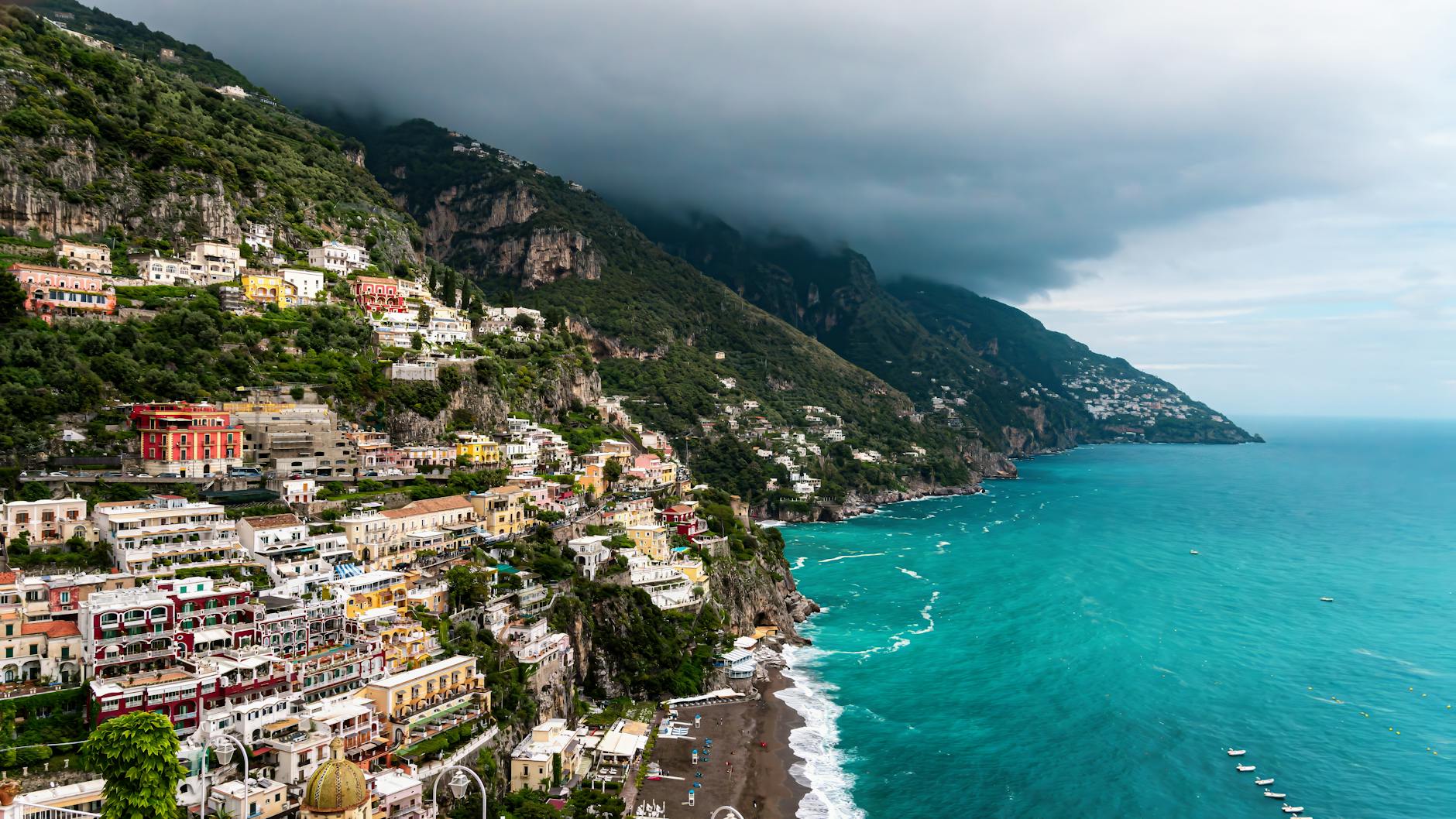Amalfi Coast, Switzerland + Italy