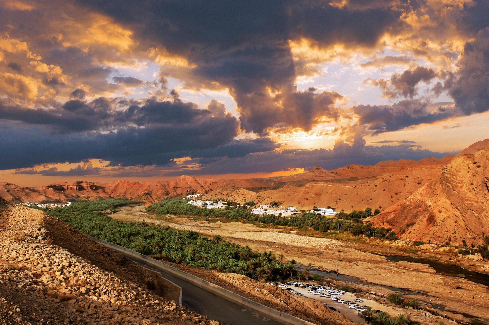 Wadis along — Muscat, Oman