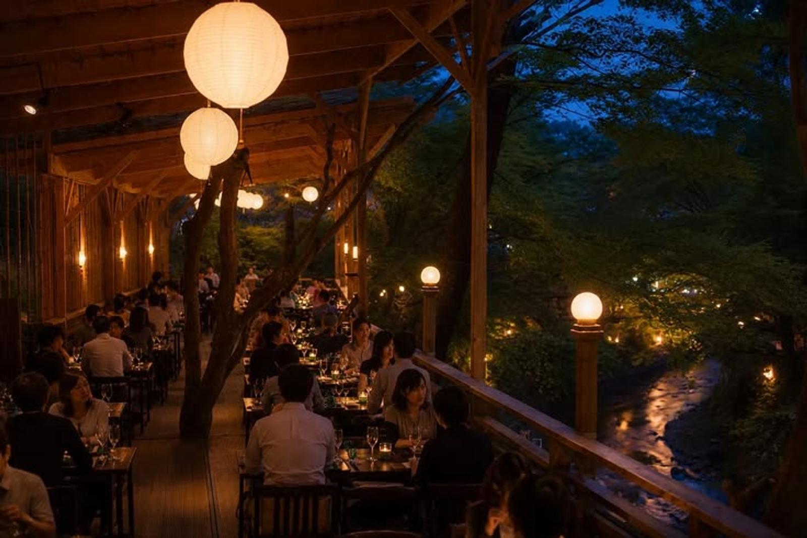 Kyoto temple gala dinner