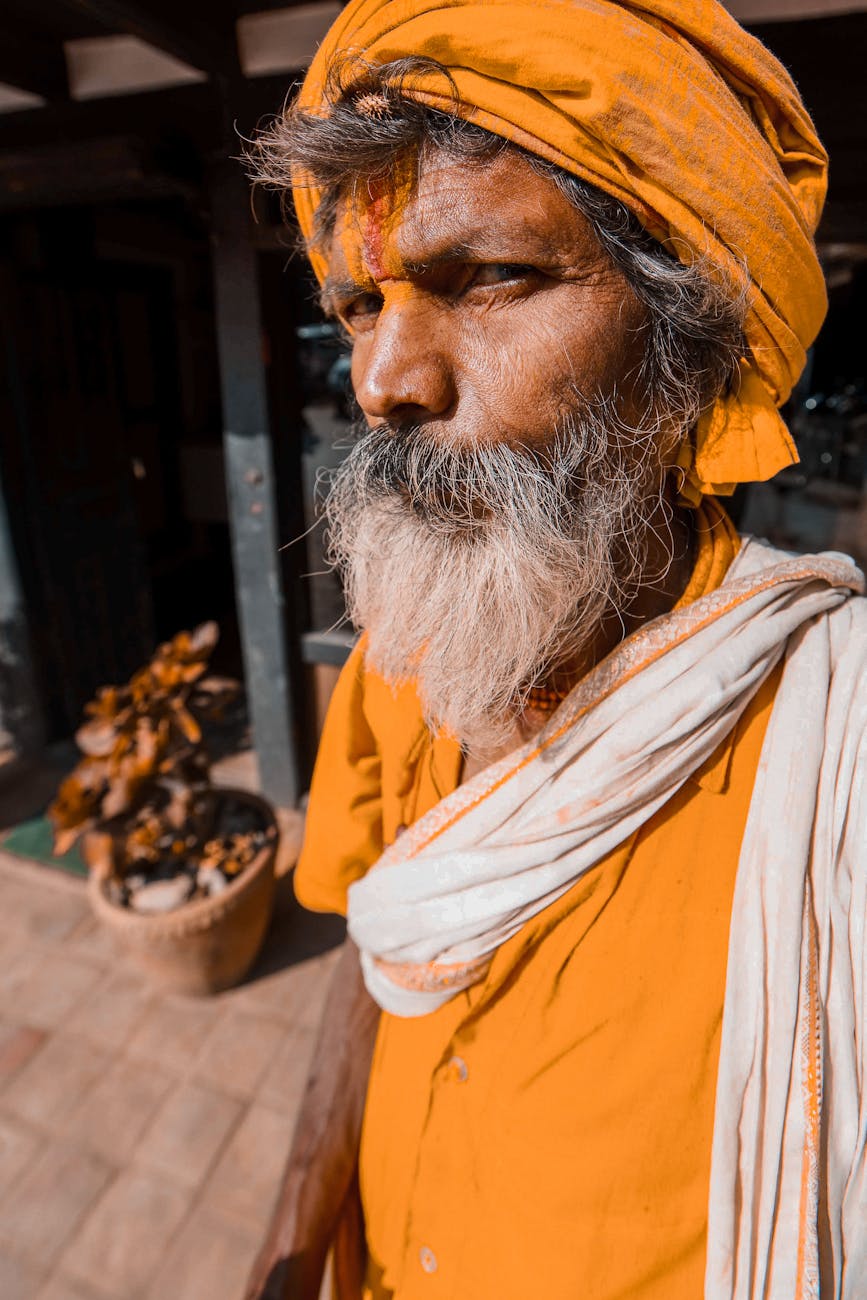 A portrait moment in India