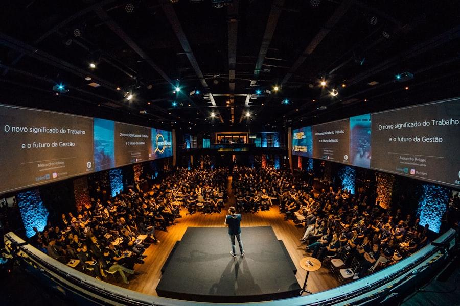 Conference hall filled with delegates