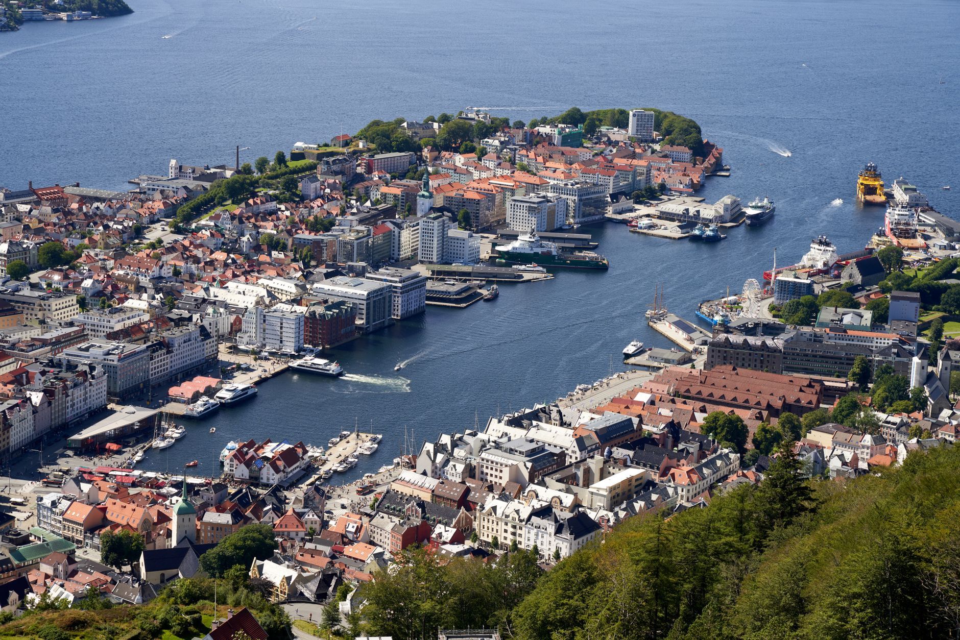 Bergen on day 3, Denmark + Norway + Sweden + Finland