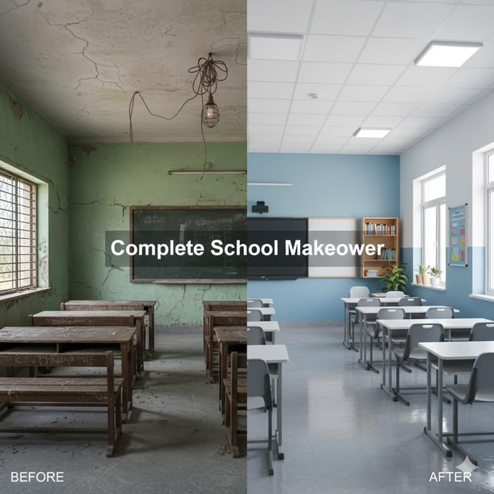 Classroom restoration build