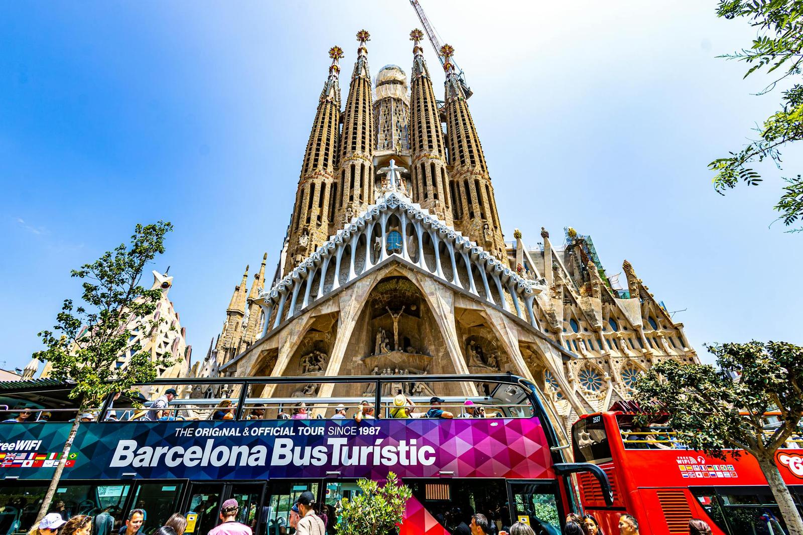 Hop On Hop Off City Tour With Sagrada Familia Guided Tour With Skip The Line Access on day 2, Spain
