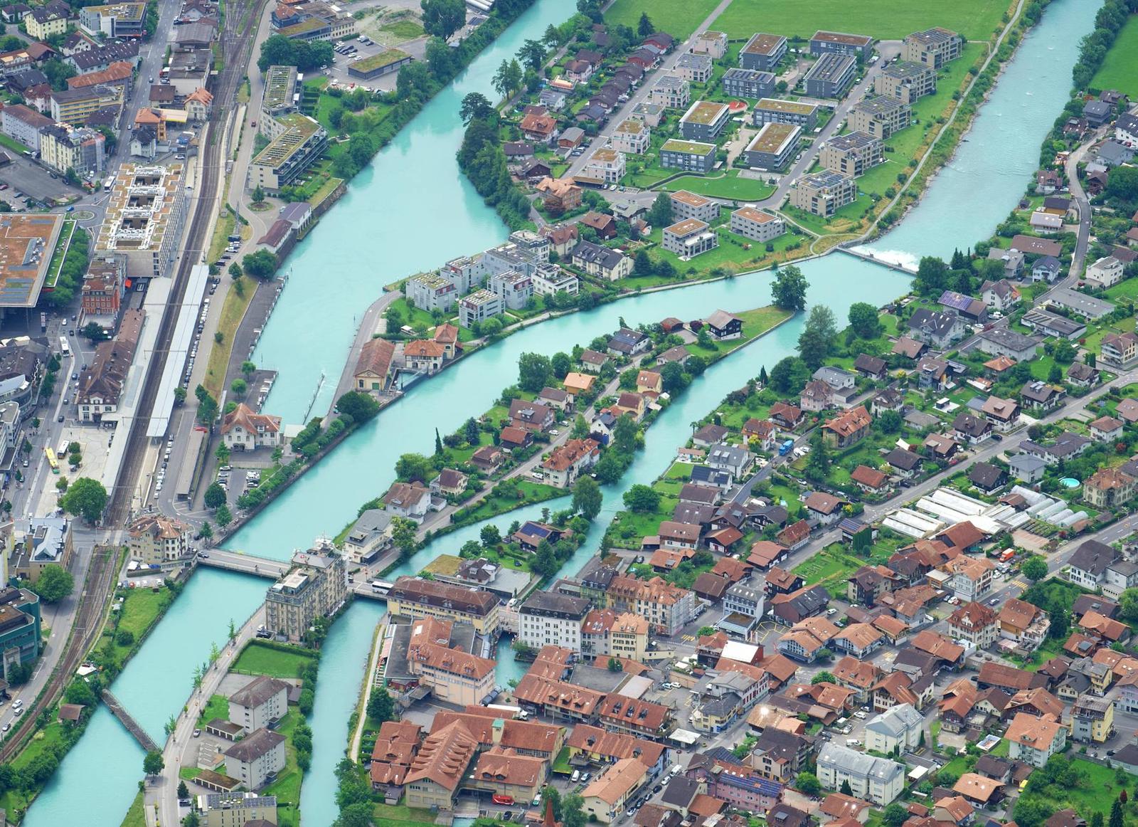 Interlaken on day 5, Switzerland + France