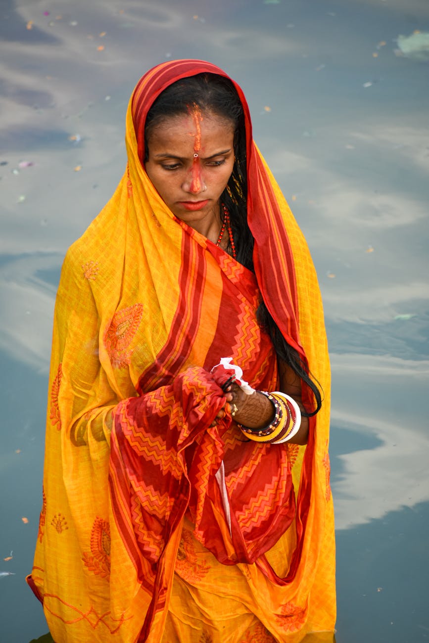 A portrait moment in India