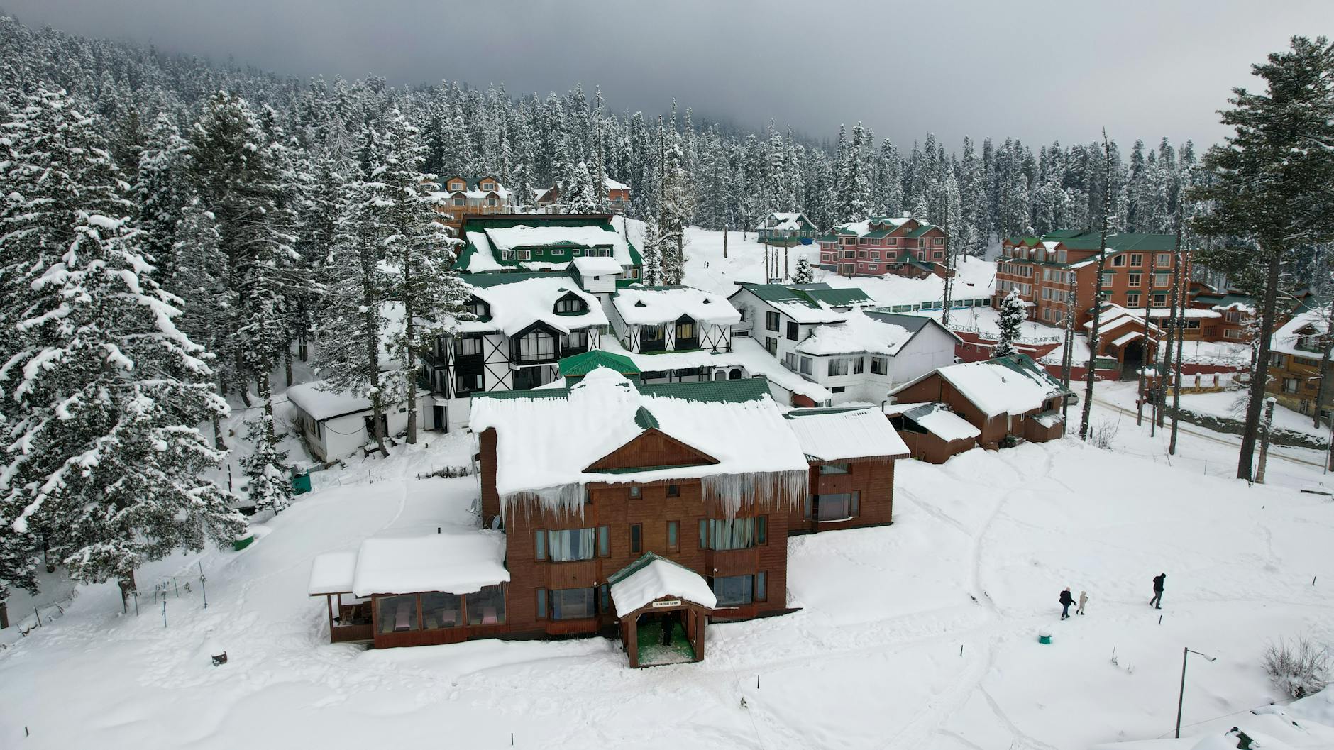 A hotel in Gulmarg, India