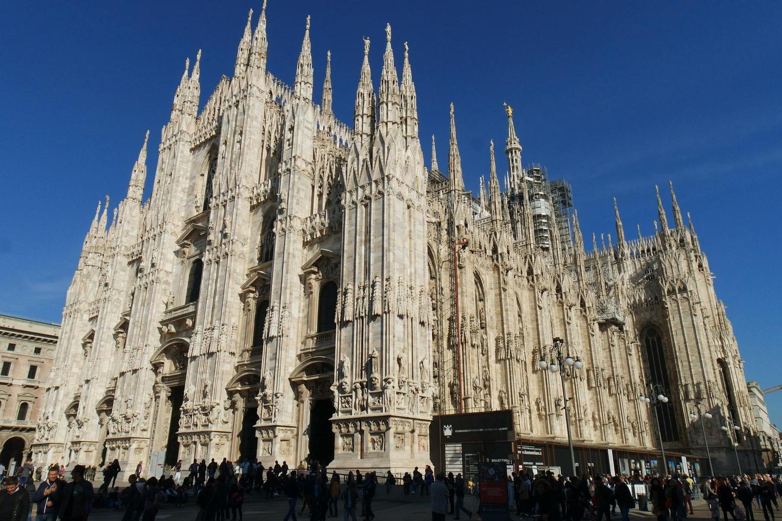 Milan on day 14, France + Germany + Switzerland + Italy