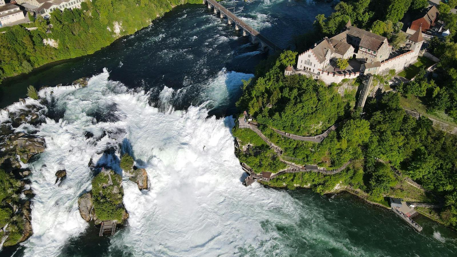 Zurich To Schaffhausen on day 2, Switzerland + Italy