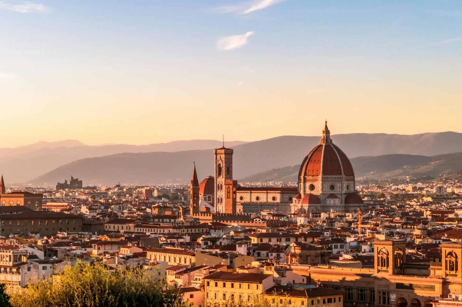 Florence on day 11, France + Switzerland + Italy