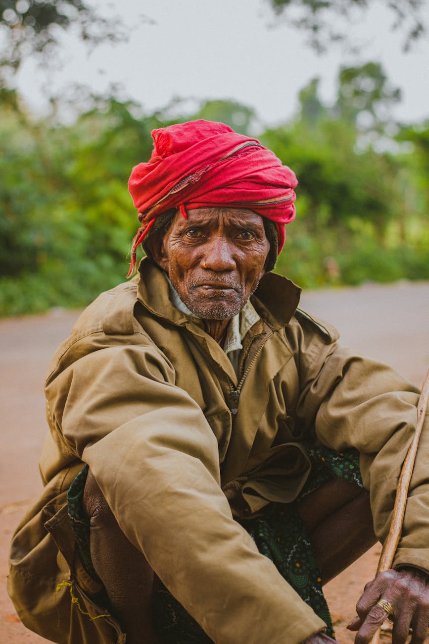 A portrait moment in India