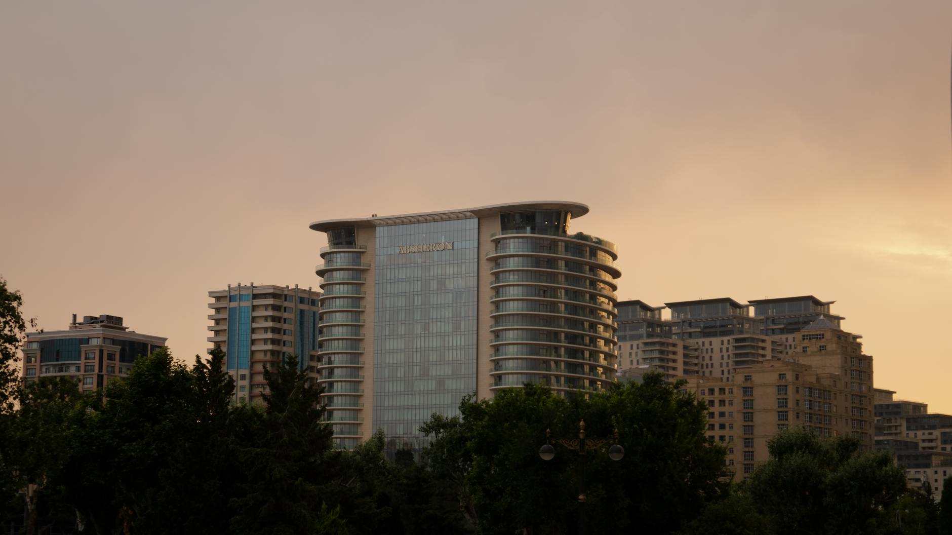 A hotel in Baku, Azerbaijan