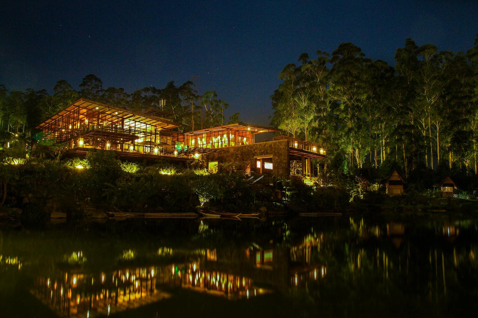 Lake Nakuru architecture at night