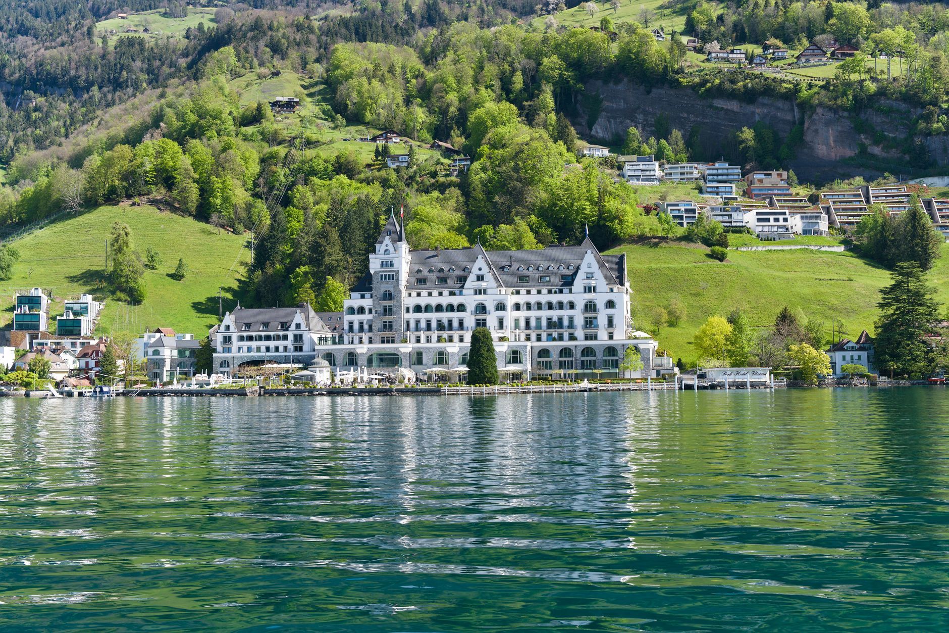 A hotel in Lucerne, UK + Netherlands + France + Switzerland + Italy