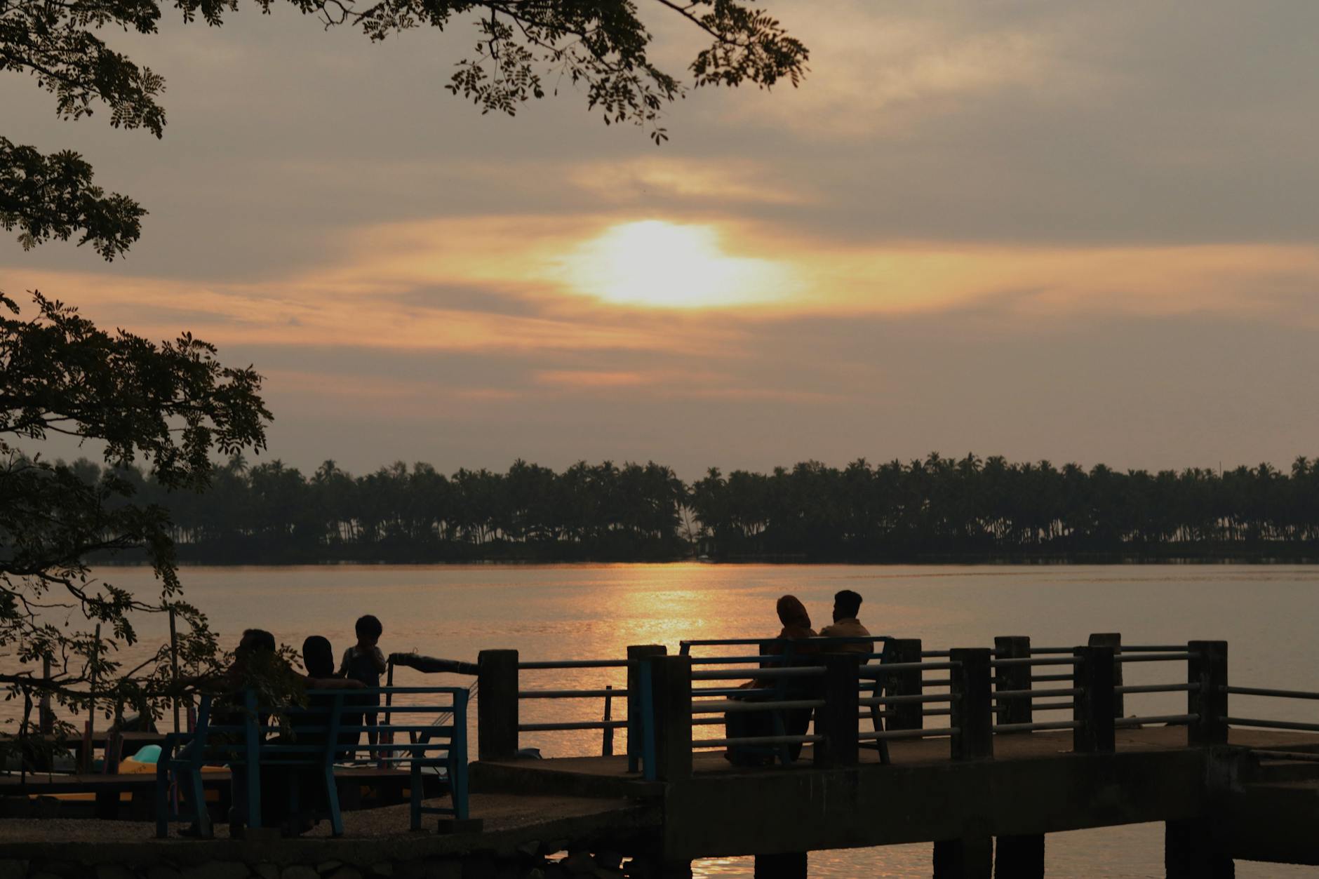 India at golden hour