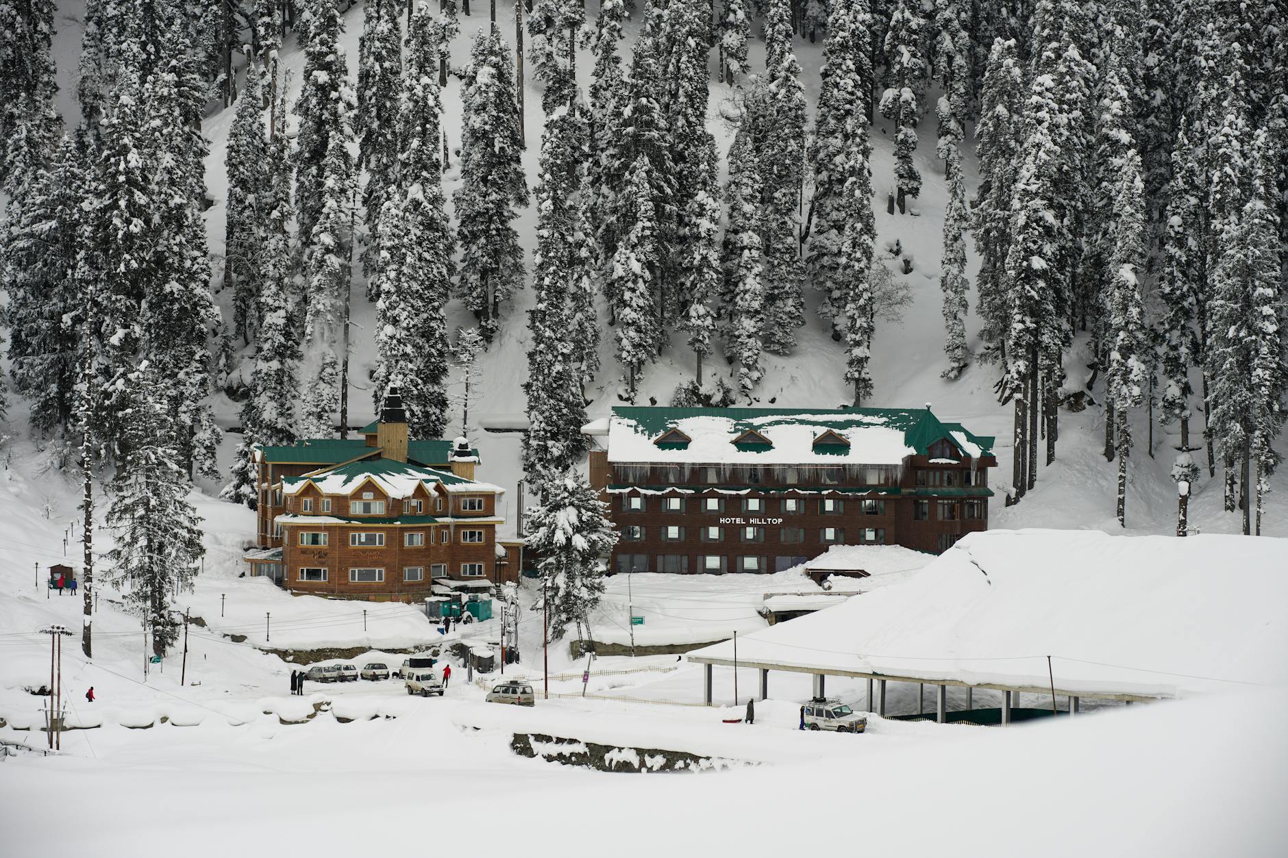 A hotel in Gulmarg, India